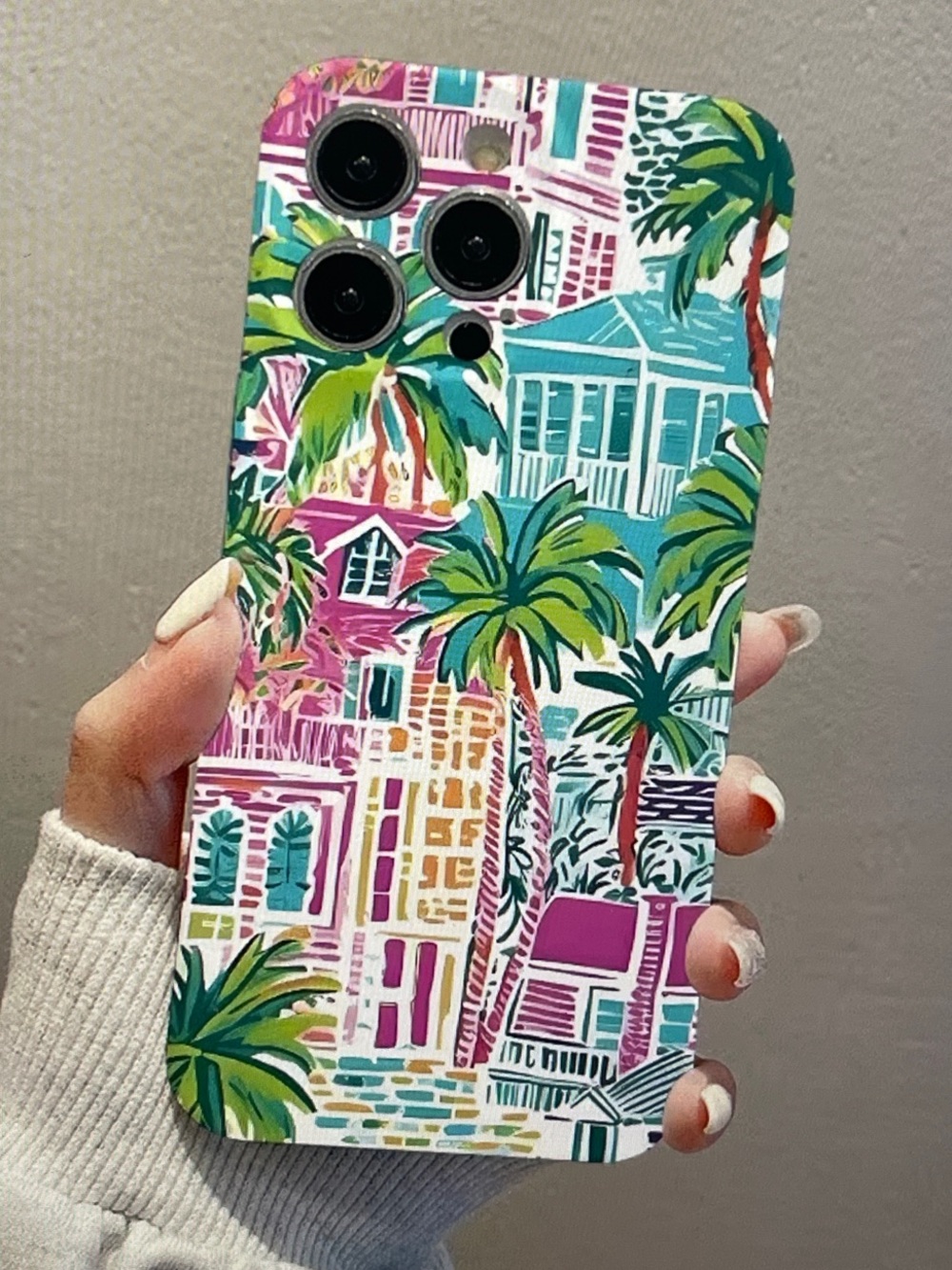NEW iPhone 12 Pro Max Phone Case Vibrant Tropical Scene